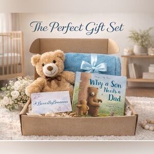 Teddy Bear and Blanket Gift Set